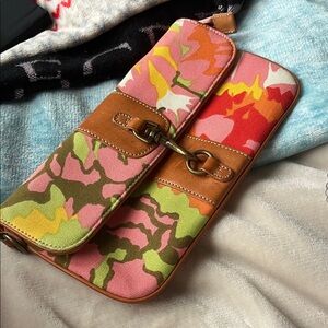 J Crew Floral Wallet